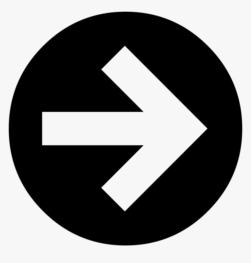 Circle Arrow Right Comments - Arrow In Circle Png, Transparent Png