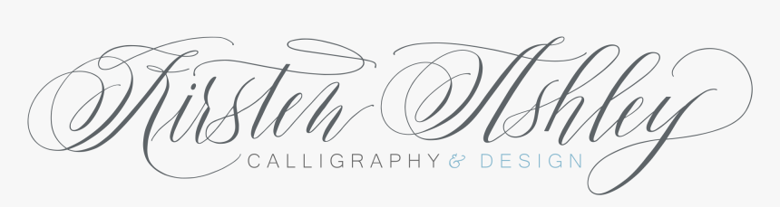 Kirsten Ashley Calligraphy & Design - Calligraphy, HD Png Download