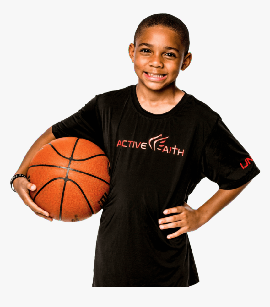 Youth Logo Performance Shirt - Youth Basketball Player Png, Transparent Png