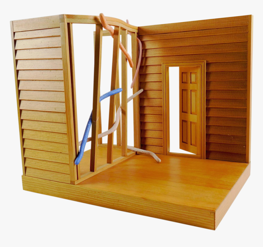 Eric Weller Wood House Sculpture - Plywood, HD Png Download