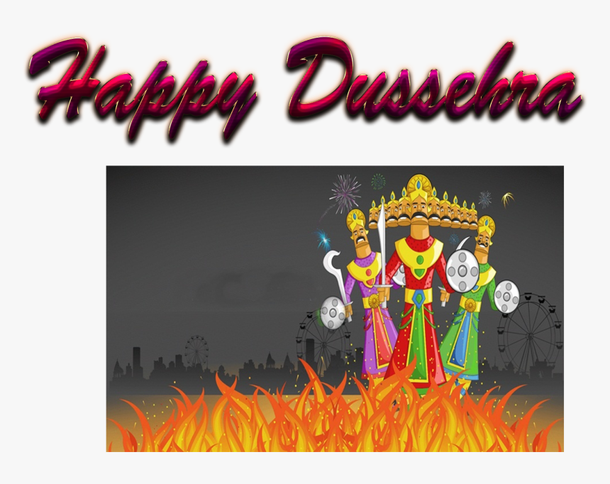 Transparent Wishes Png - Animated Happy Dussehra Hd, Png Download