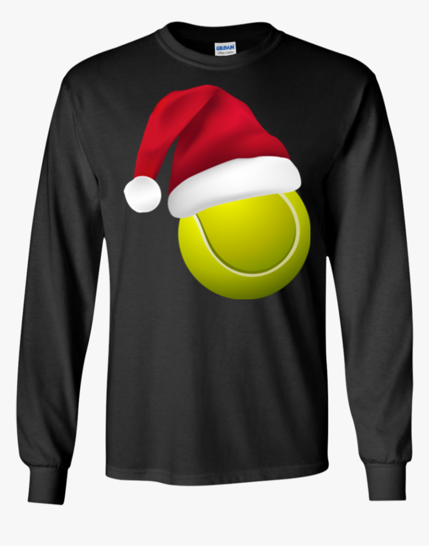 Tennis Santa Hat Christmas Gift Ls/hoodie/sweatshirt - Anthrax Tour Merch 2018, HD Png Download
