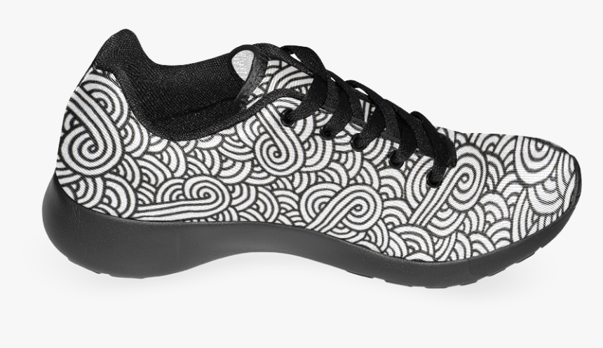 Transparent Black Swirls Png - Sneakers, Png Download