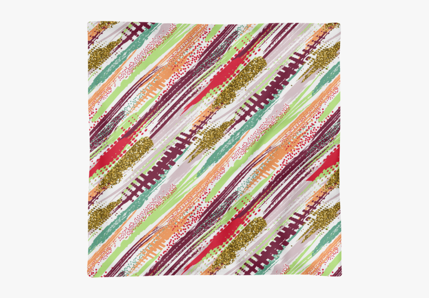 Elegant Diagonal Geometric Stripes Square Pillow Case - Pillow, HD Png Download