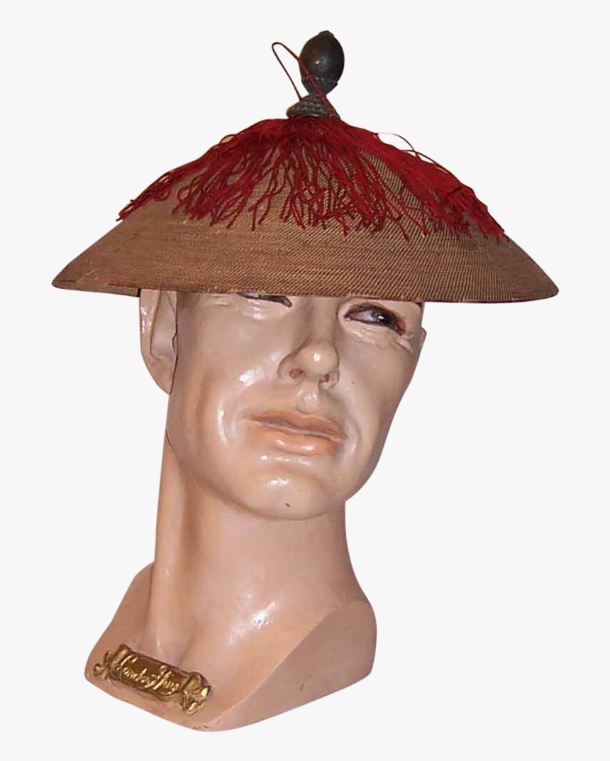 Clip Art Chinese Hat - Bust, HD Png Download