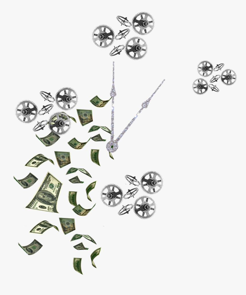 Falling Money, HD Png Download