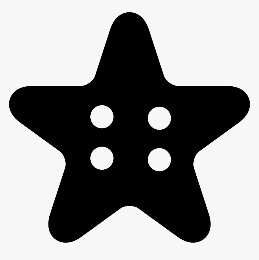 Star Clothes Button - Star Clothing Button, HD Png Download