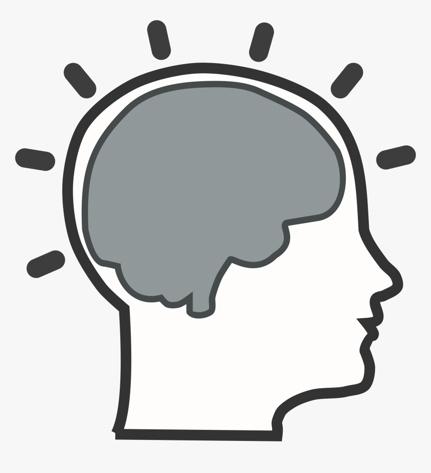 Thinking Brain Clipart For Kids Png, Transparent Png