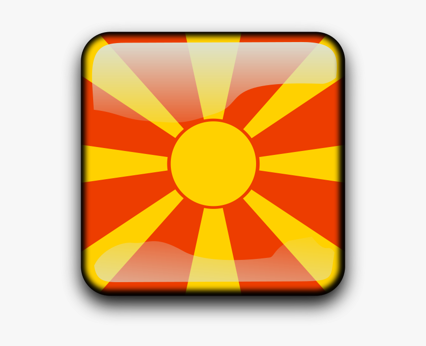 Mk - Bandera De Republica Yugoslava De Macedonia, HD Png Download