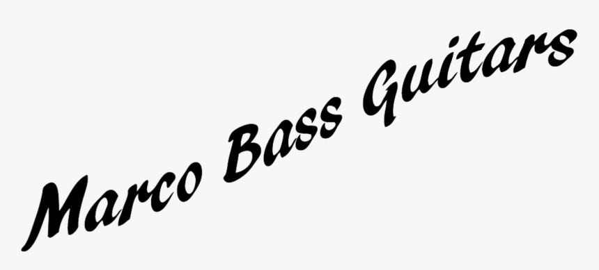 Marco Bass Guitars - Calligraphy, HD Png Download