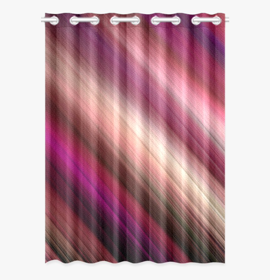 Pink Red Burgundy Gradient Diagonal Stripes New Window - Blackout Rainbow Curtains, HD Png Download