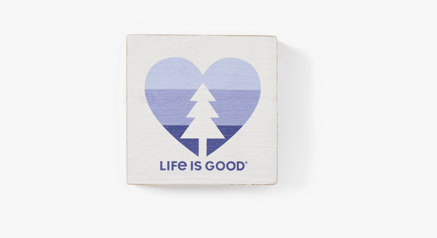 Tree Heart Small Wooden Sign - Emblem, HD Png Download