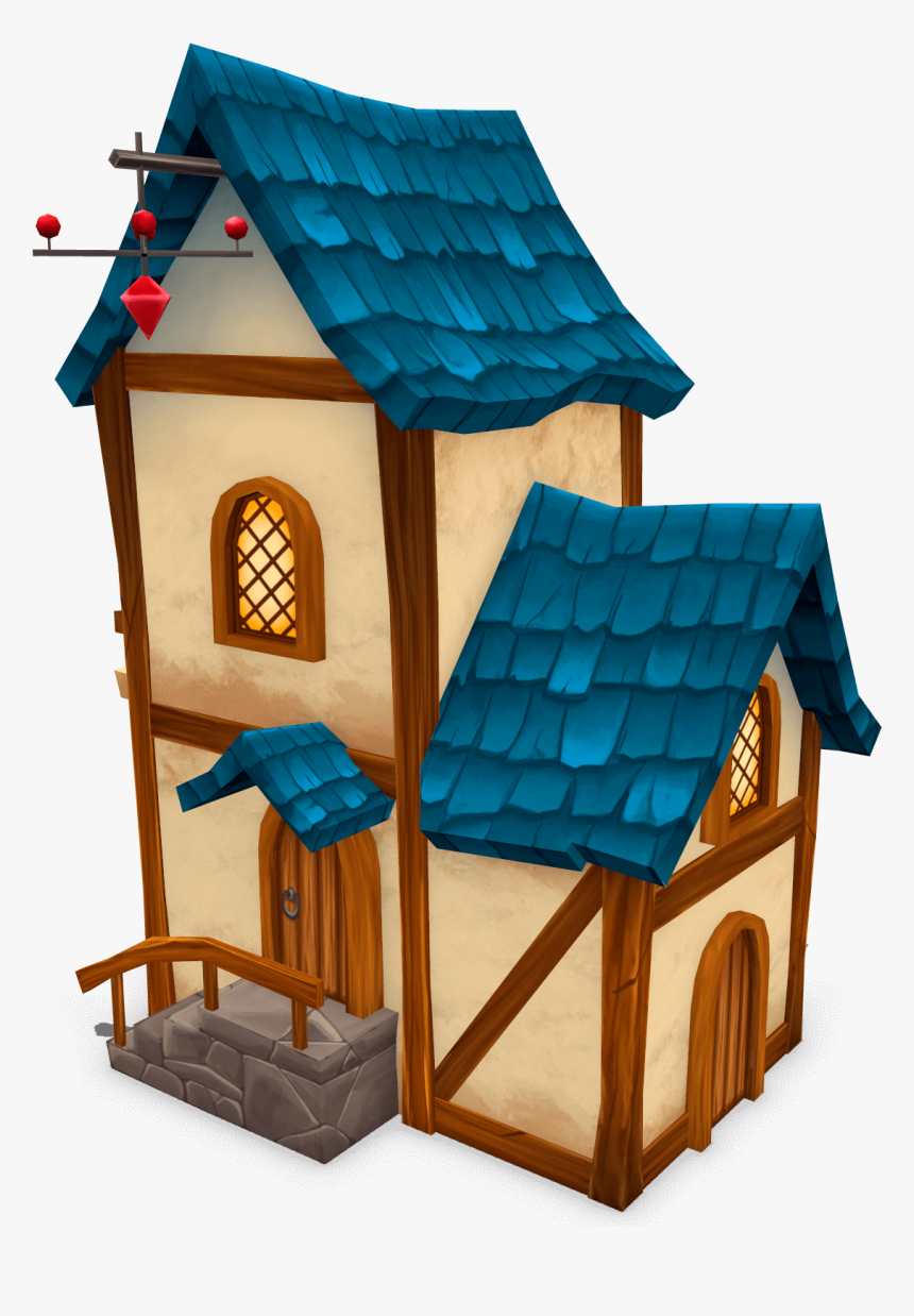 Lowlypoly 
 Class - House, HD Png Download