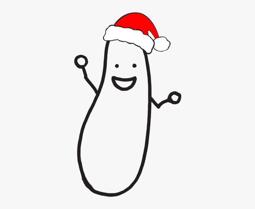 Image Of The Design Pickle Pickle Logo With A Santa - Cartoon, HD Png Download