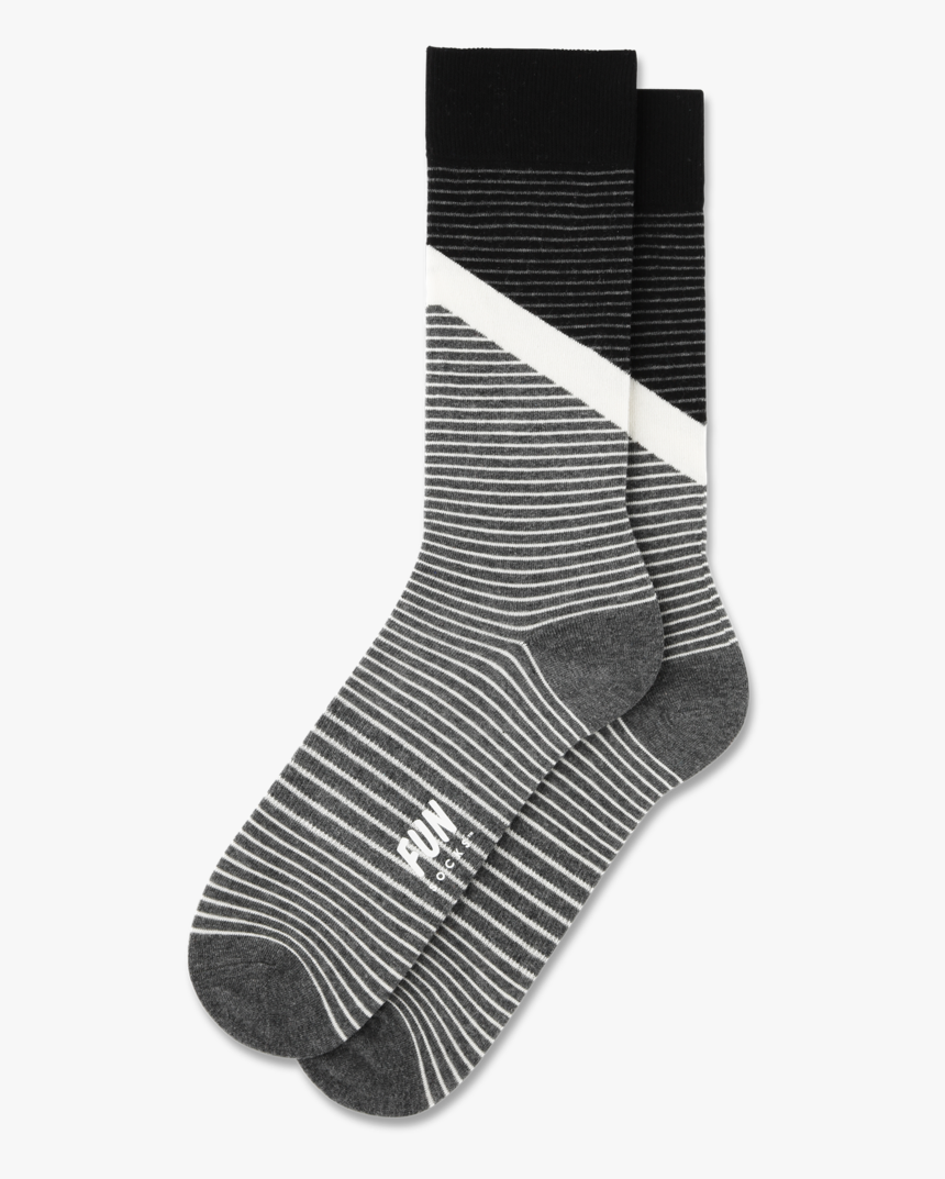 Men S Stripe Block Socks - Sock, HD Png Download