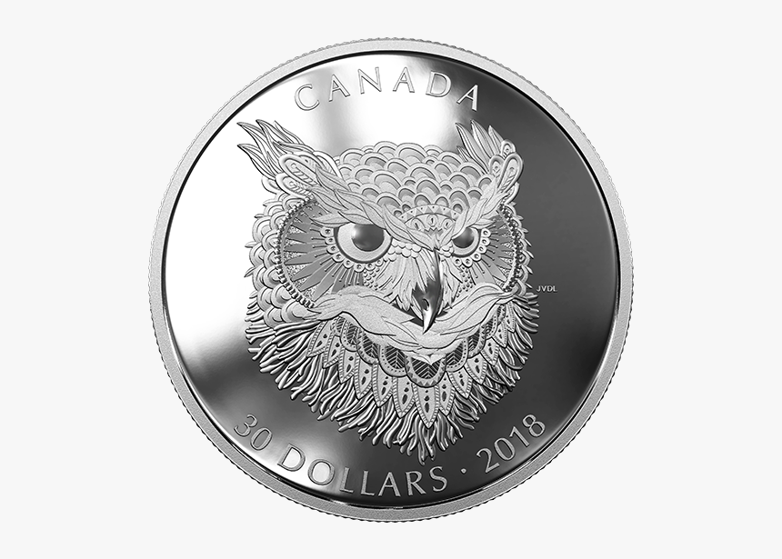 2 Oz Pure Silver Coin Zentangle Art, HD Png Download
