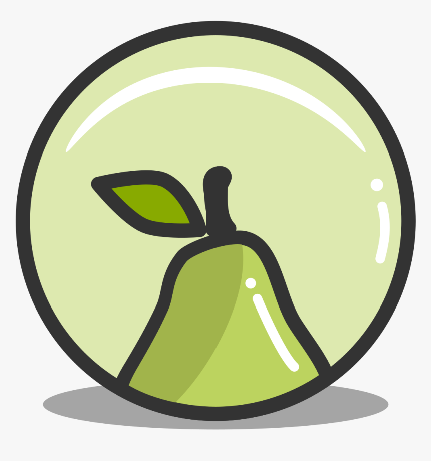 Button Pear Icon - Nutrition Ico, HD Png Download