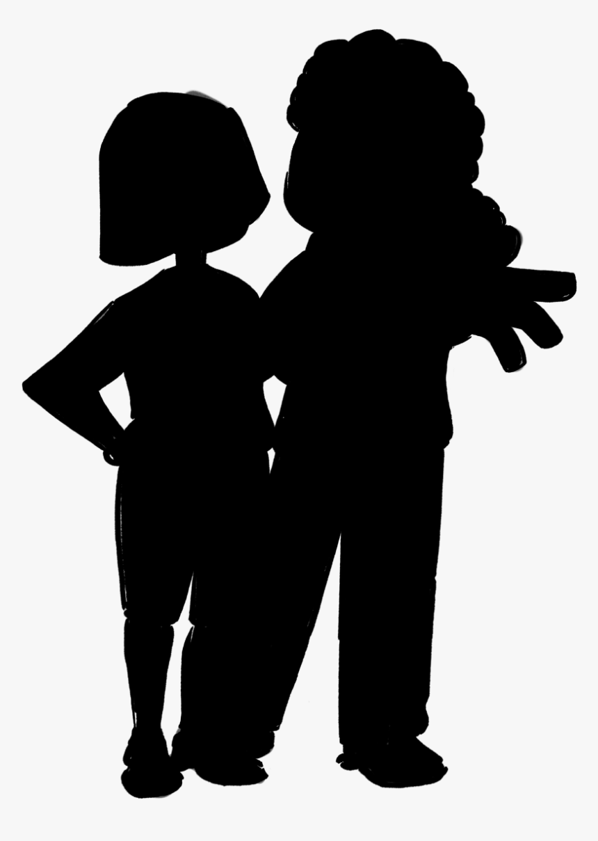 Silhouette Girl Boy Vector Graphics Man - Silhouette, HD Png Download
