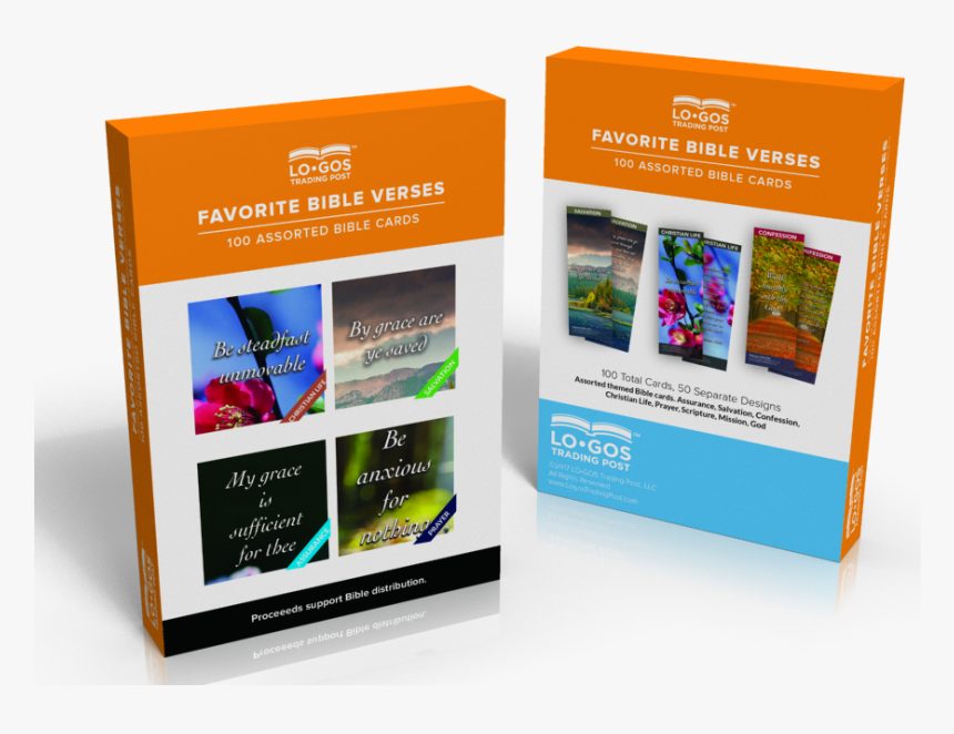 100 Assorted Bible Cards Box, HD Png Download