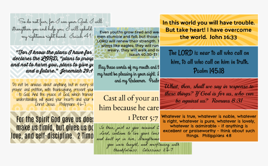 Bible Verse About College Stress, HD Png Download