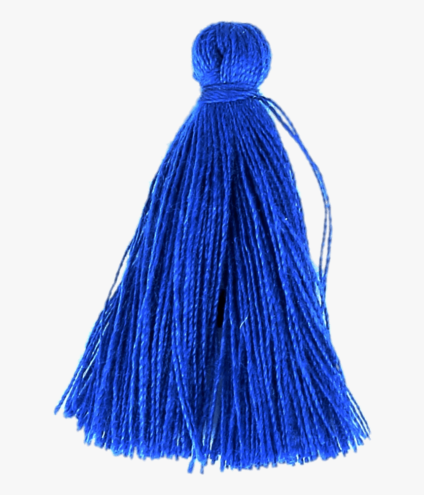 Blue Cotton Tassel - Blue Tassel Png, Transparent Png