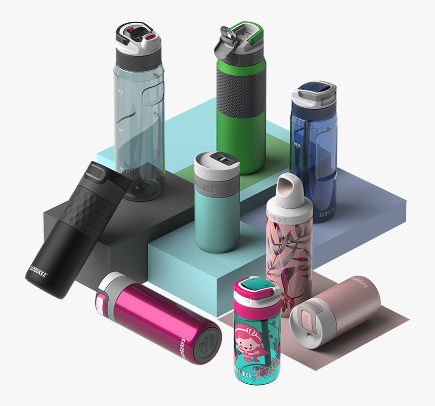 Transparent Smart Water Bottle Png - Kambukka Bottles, Png Download
