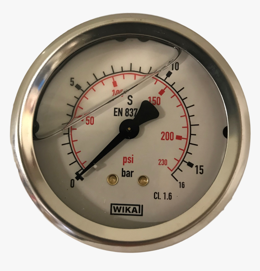 Transparent Guage Png - Wika Pressure Gauge 400 Bar, Png Download