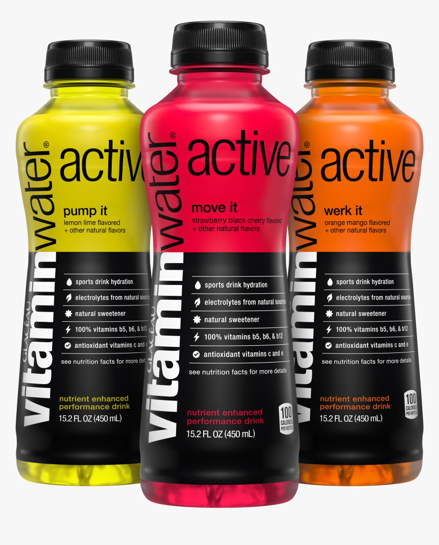 Glaceau Vitamin Water Active, HD Png Download