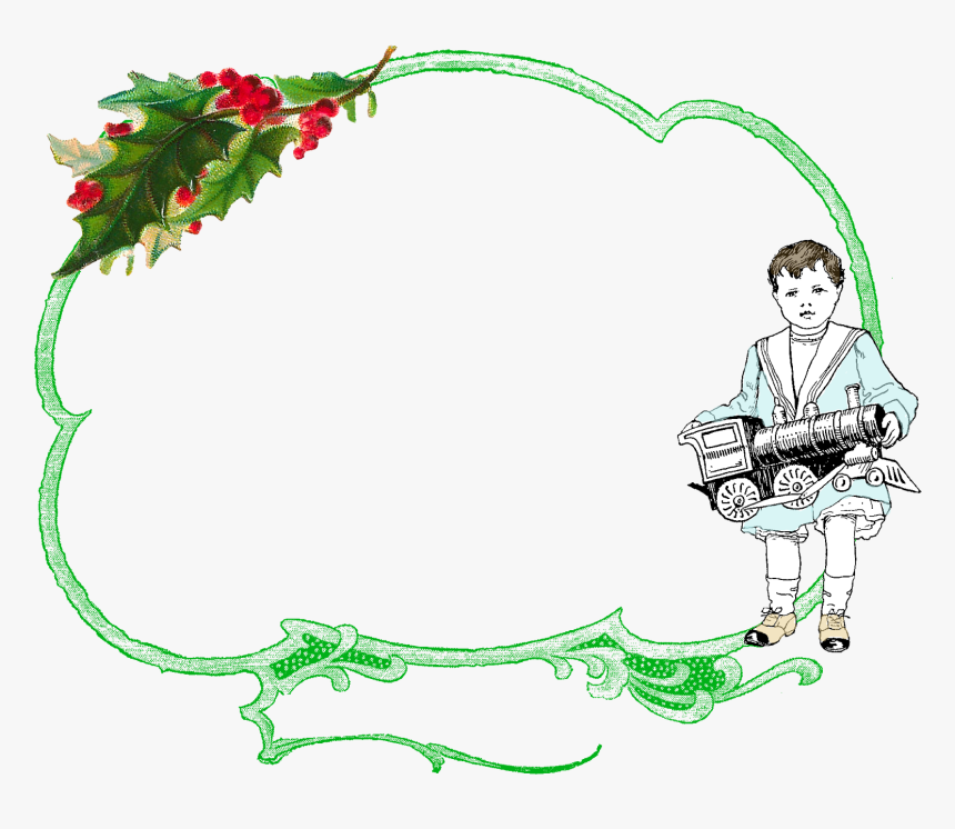 Christmas Holly Border Png - Christmas Day, Transparent Png