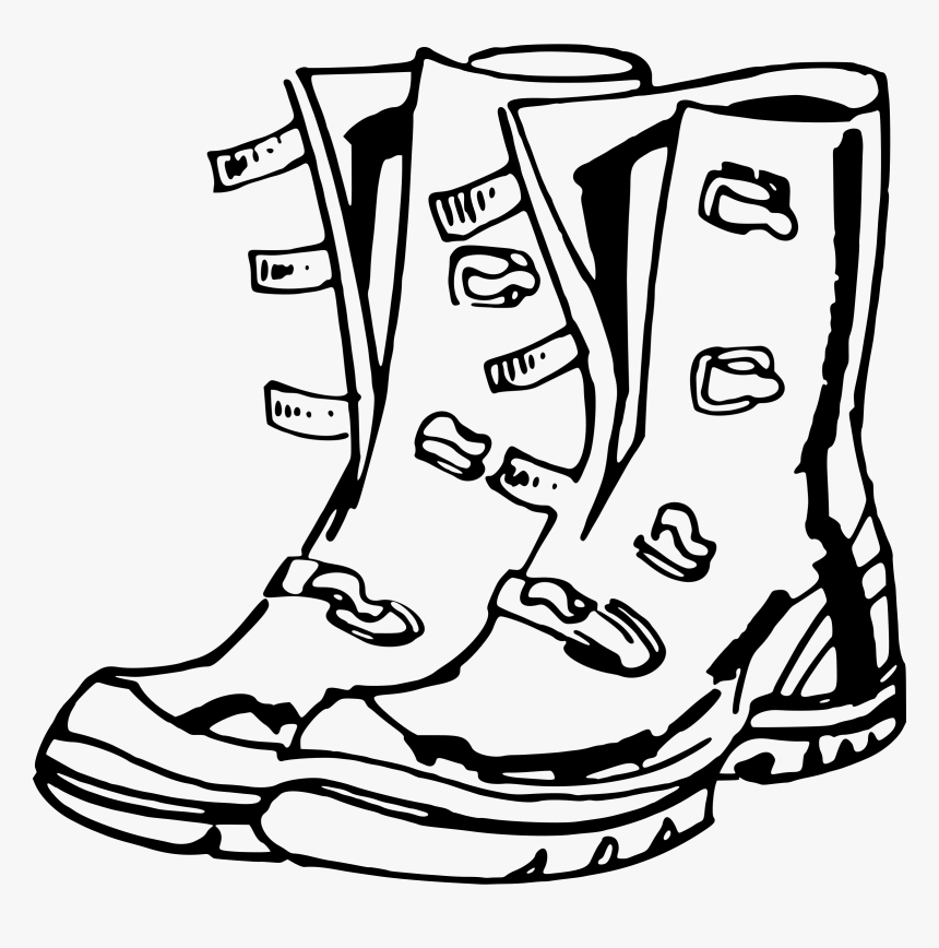 Boots Drawing Png, Transparent Png