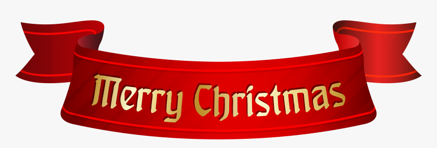 Merry Christmas Banner Png - Flag, Transparent Png