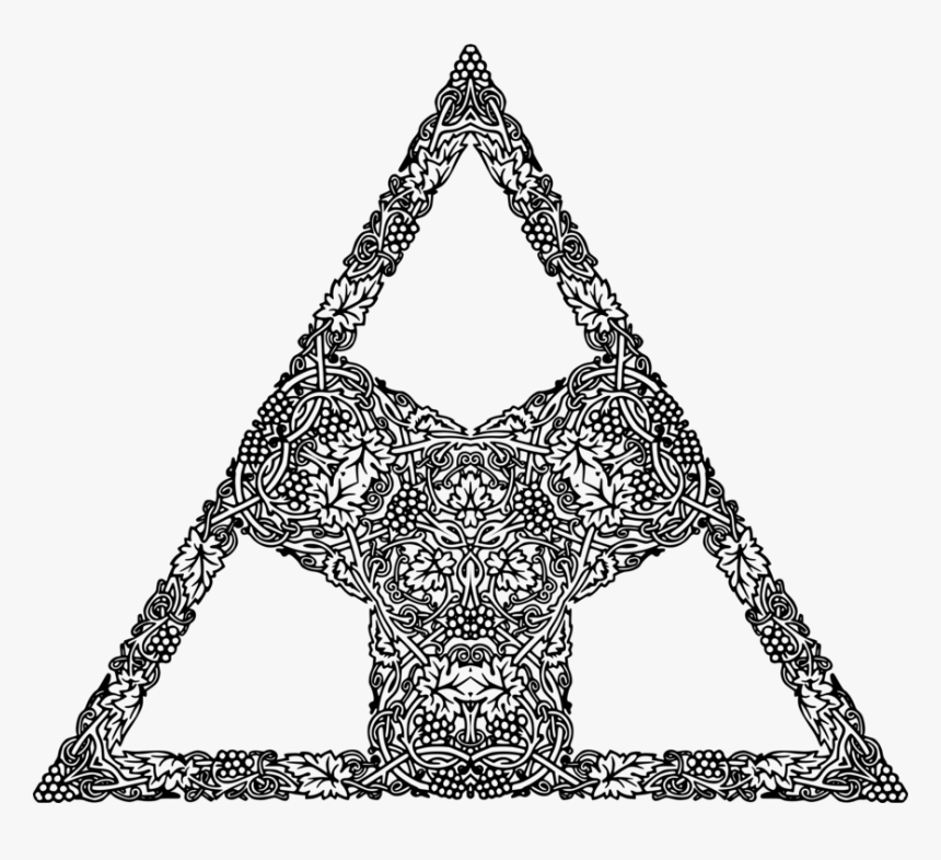 Transparent Grape Vine Border Png - Triangle, Png Download