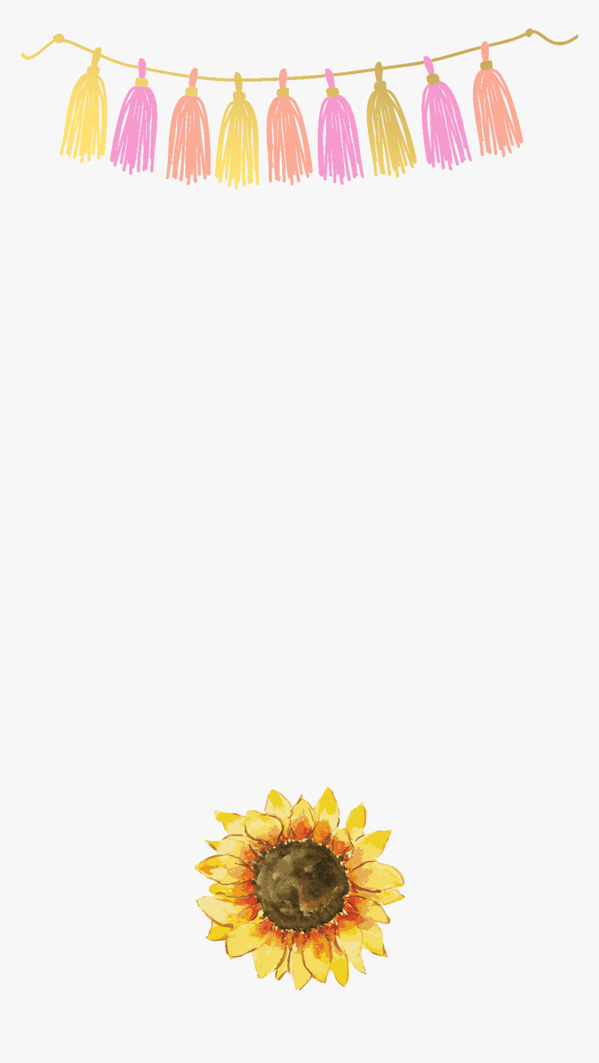 Sunflower Png Snapchat Filter, Transparent Png