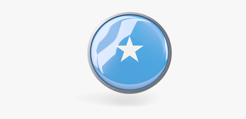Metal Framed Round Icon - Somalia Flag Circle Png, Transparent Png