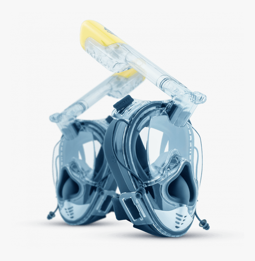 Ninja Shark Ffm Grey - Ninja Shark Snorkel Mask, HD Png Download