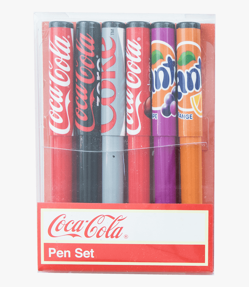 Coca Cola Multi Brands Pen Set 
 Title Coca Cola Multi - Coca Cola Pen Set, HD Png Download