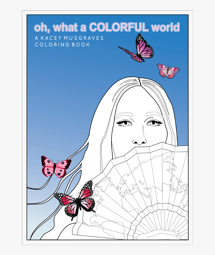 Oh, What A Colorful World Coloring Book - Kacey Musgraves Coloring Book, HD Png Download