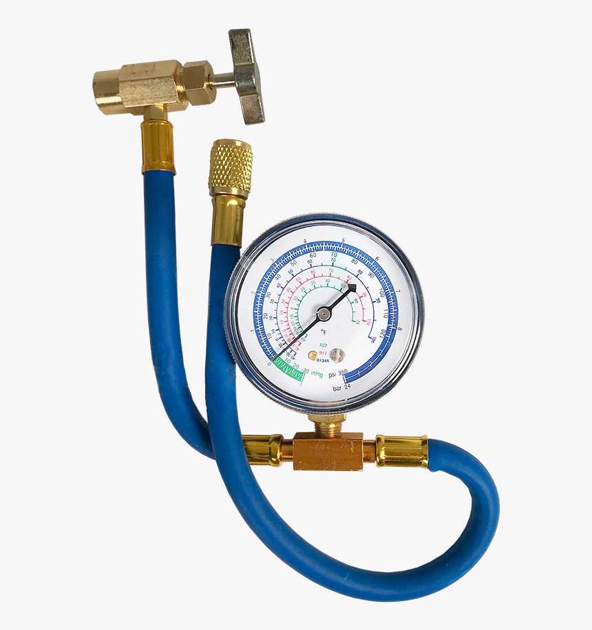 Can Tap, Hose And Gauge - Gauge, HD Png Download