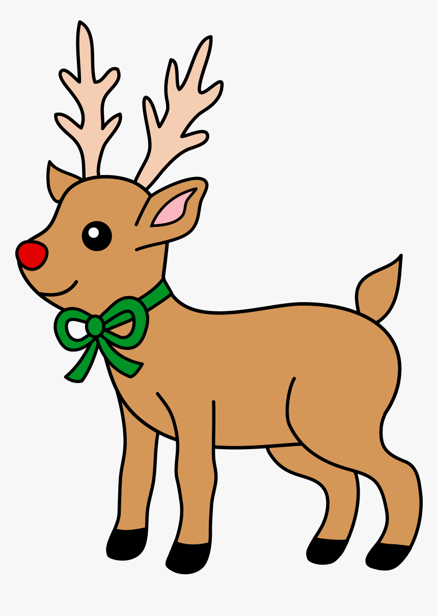 Reindeer Antlers Clipart Transparent Background - Reindeer Clipart, HD Png Download
