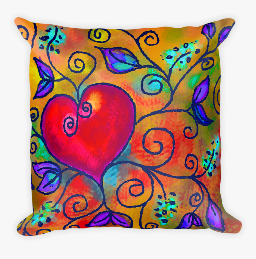 Heart Of Love 3 Artistic Decorative Pillow , Pillows - Cushion, HD Png Download