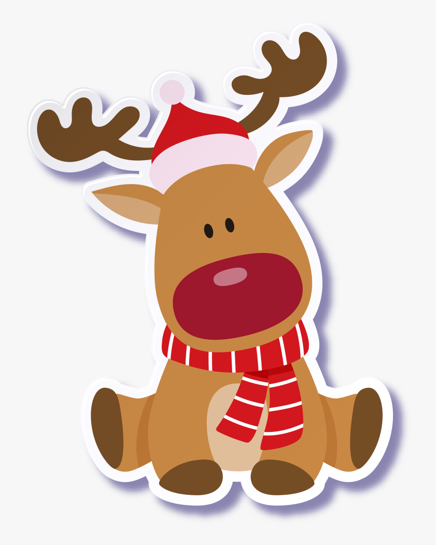 Christmas Reindeer Png Photo - It's My First Christmas, Transparent Png