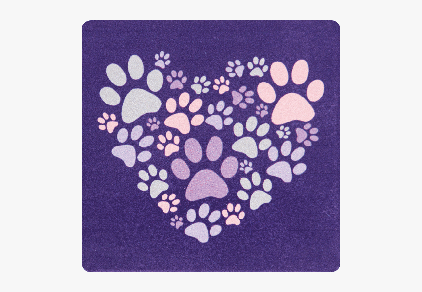 Absorbent Stone Coaster - Paw, HD Png Download