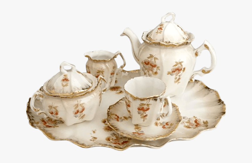 Juego De Té De Porcelana - Tea Set Transparent Background, HD Png Download