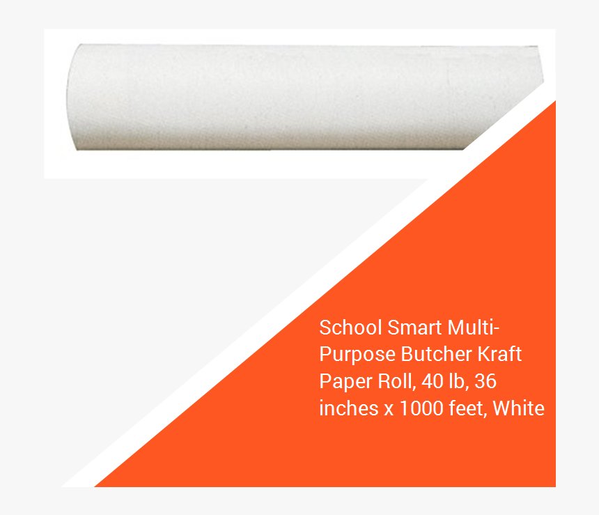 School Smart Multi-purpose Butcher Kraft Paper Roll, - Coquelicot, HD Png Download