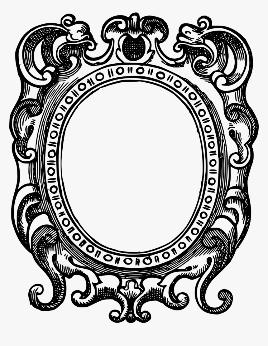 Ornate Picture Frames Vector, HD Png Download