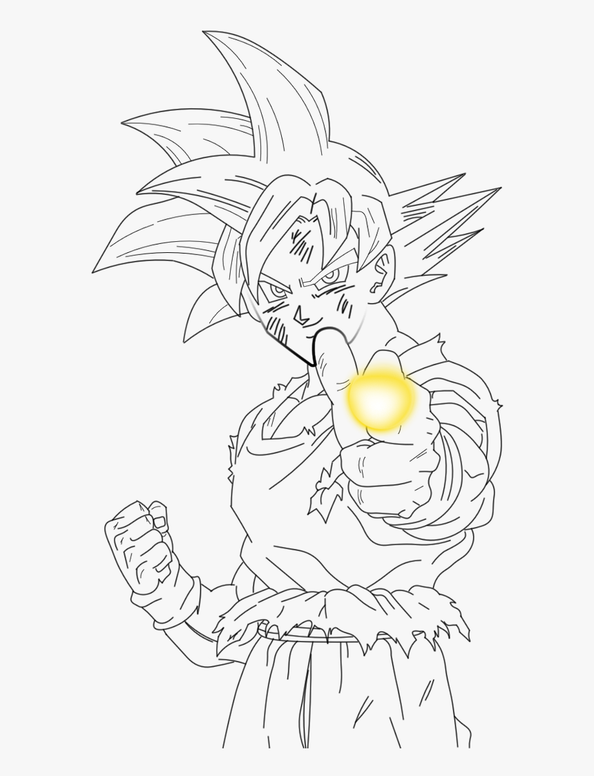 Hand Of God Lineart - Line Art, HD Png Download