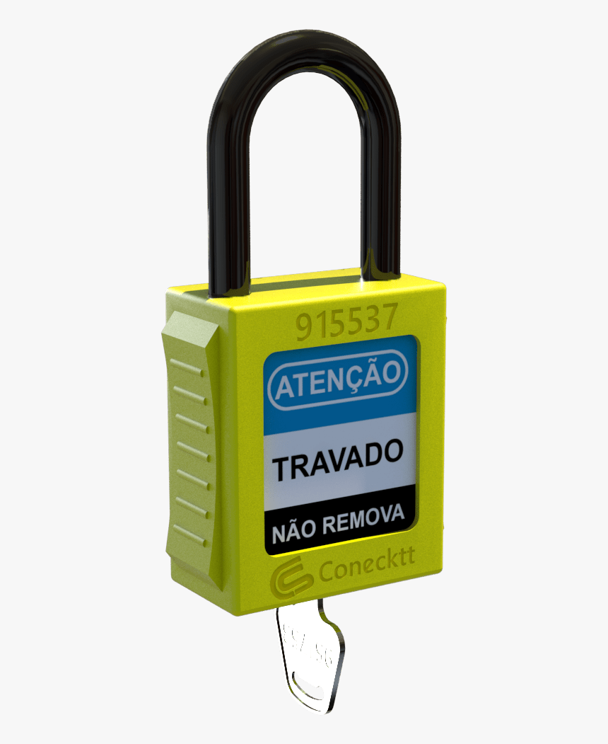 Cadeado Haste Plástica - Security, HD Png Download
