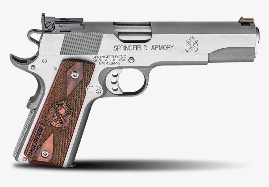 Graphic 1911 Drawing M9 Pistol - Springfield Armory Range Officer, HD Png Download