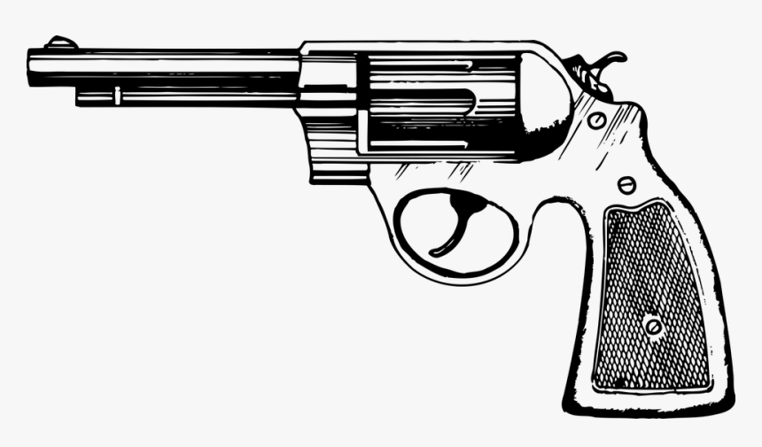 Firearm, Gun, Handgun, Pistol, Revolver, Weapon - Револьвер Png, Transparent Png