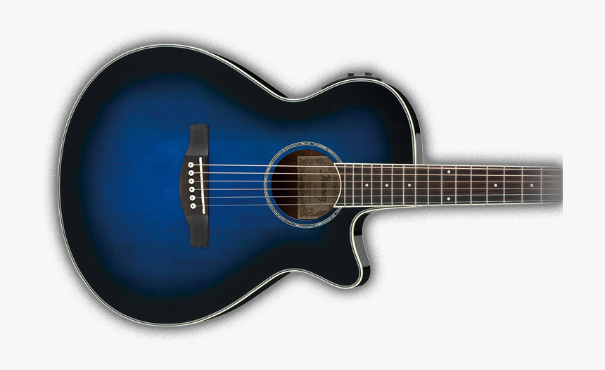 Aeg - Blue Guitar Acoustic Png, Transparent Png